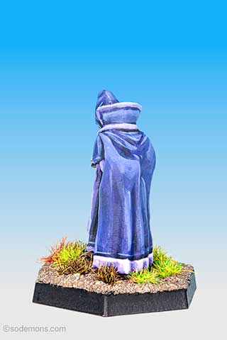 Wizard in Hat Reading From Spell Book