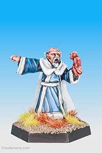 Wizard Pointing with Monkey on Wrist