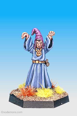 Young Wizard Casting Spell