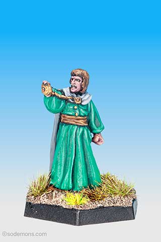 Young Wizard with Amulet