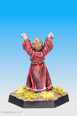 Young Wizard Casting Spell