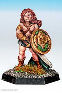 FTF82-105 Barbarian with Sword and Dagger
