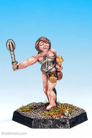 FA18 Female Cleric with Mace