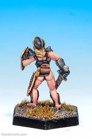 FA19-1 Female Fighter with Breastplate and Sword