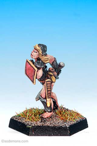 FA19-1 Female Fighter with Breastplate and Sword