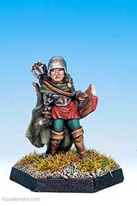 FTF14 Female Fighter with Breastplate, Sword, and Bow