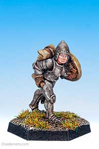 FTF20 Female Fighter in Plate Armour with Axe