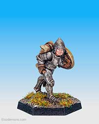 FTF20 Female Fighter in Plate Armour with Axe