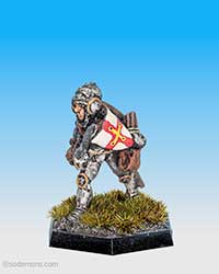 FTF51 Female Fighter in Plate Armour with Pack and Sword