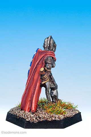 FTF62 Female Fighter in Plate Armour with Closed Helm
