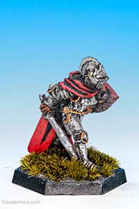 FTF62 Female Fighter in Plate Armour with Closed Helm