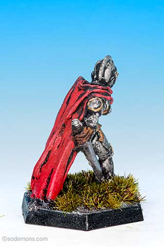 FTF62 Female Fighter in Plate Armour with Closed Helm