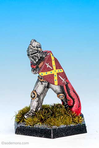 FTF62 Female Fighter in Plate Armour with Closed Helm