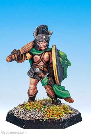 FTF106 Female Chaos Warrior with Axe