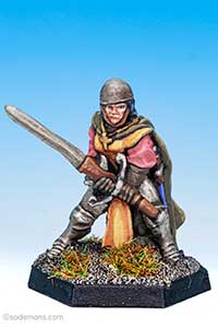 (-22) Female fighter with 2 handed sword (FTF81)