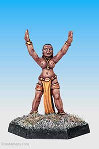 Amazon High Priestess casting Spell (C03C1-3)