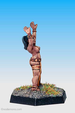 Amazon High Priestess casting Spell (C03C1-3)