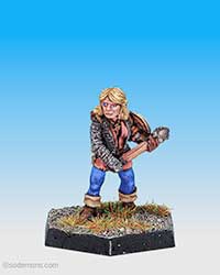 Female Cleric with Mace (FA18v2) (C03C1-6)