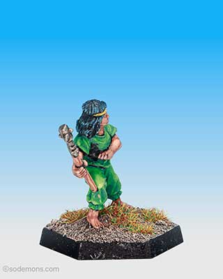 C05-27 Mistress of the Martial Arts with Mace