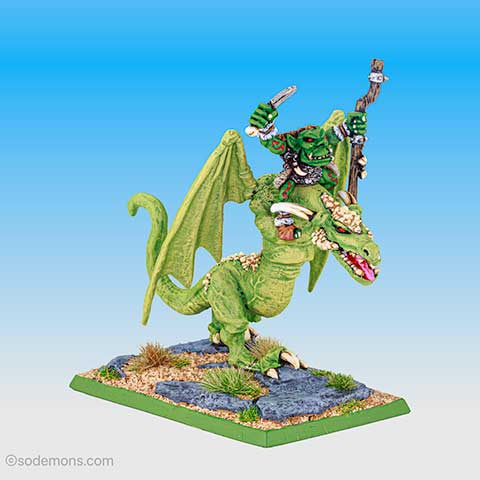 MB8 Orc War Wyvern - looped tail