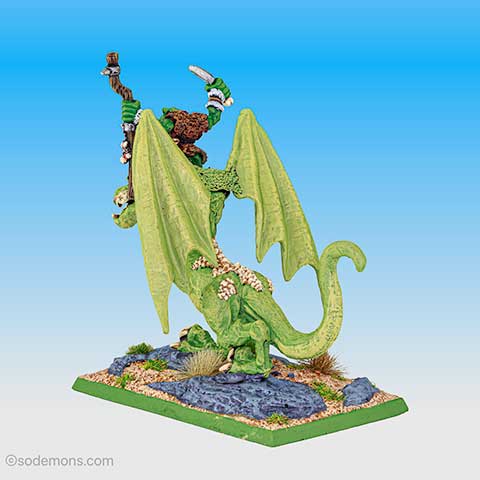 MB8 Orc War Wyvern - looped tail