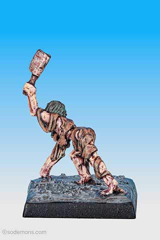 C19 Zombie crawling with Cleaver