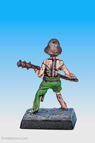 FTZ7 Zombie with Spiked Club