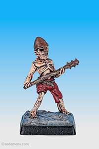 FTZ7 Zombie with Spiked Club