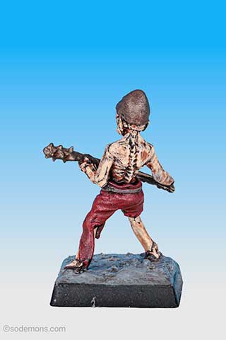 FTZ7 Zombie with Spiked Club