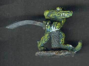 C19 Lizardman with 2 Handed Sword